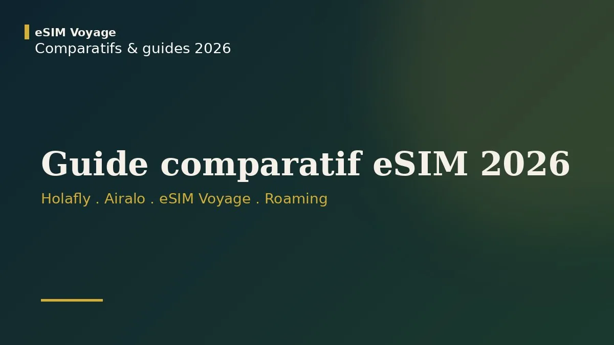 Guía comparativa eSIM viajes 2026