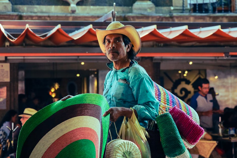 Mercado colorido en Colombia — precios eSIM
