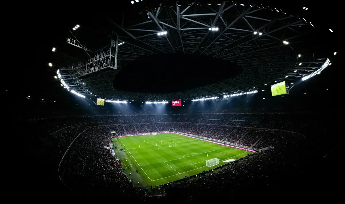 Estadio de fútbol Mundial 2026 — eSIM para viajeros colombianos